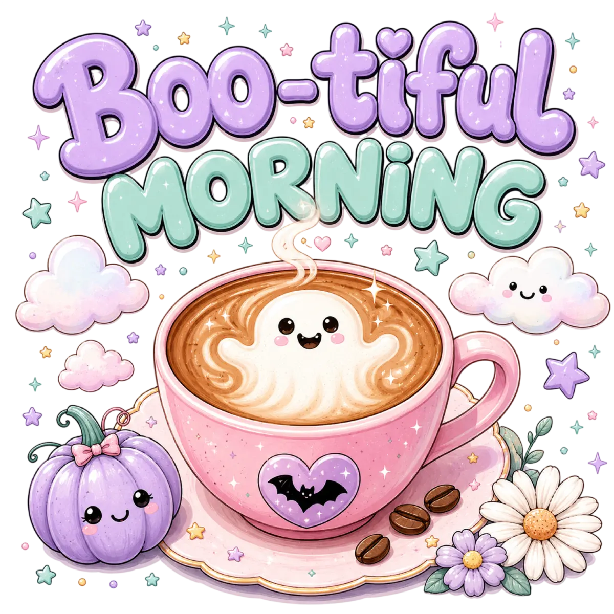 Boo-tiful Morning – Bügelbild