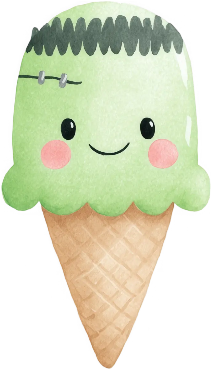 Frankenstein-Eis – Bügelbild