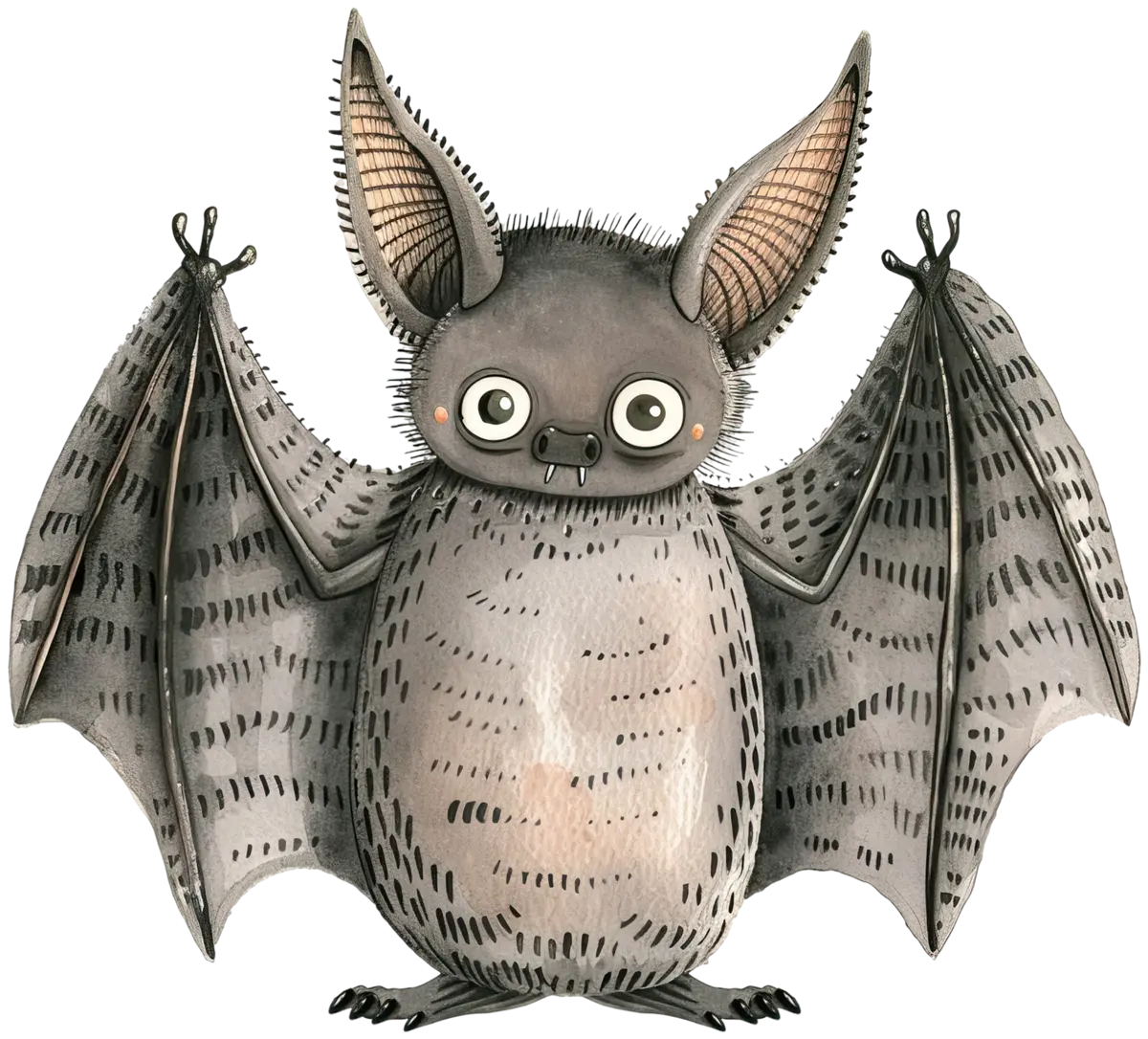 Kleine Fledermaus – Bügelbild