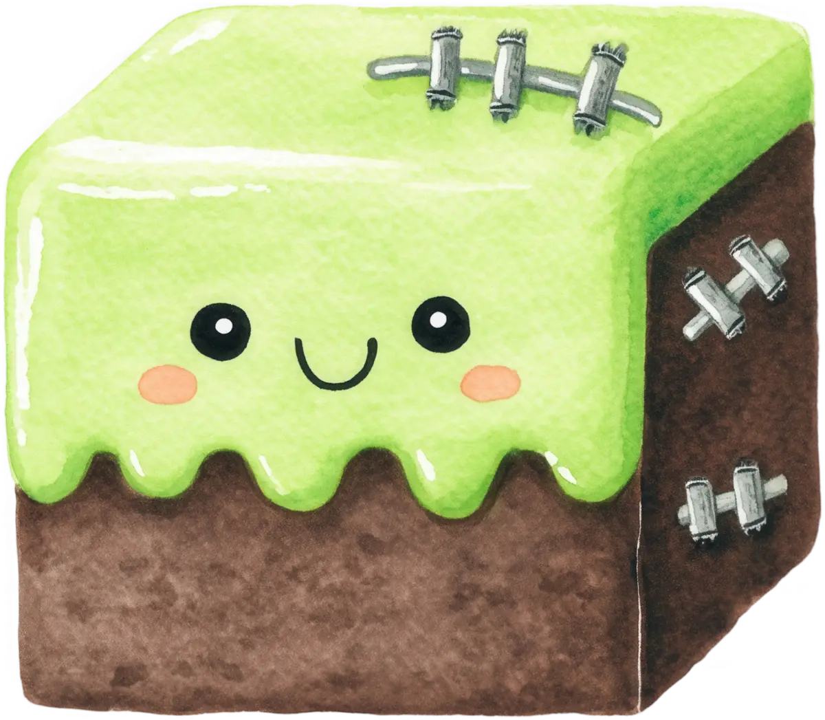 Monster-Brownie – Bügelbild