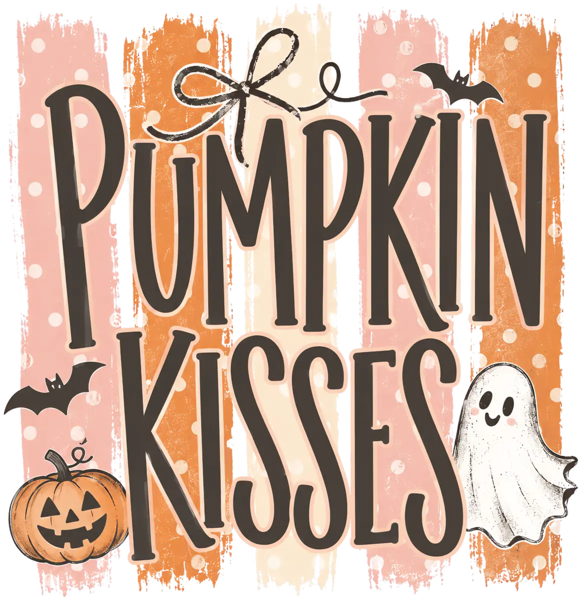 Pumpkin Kisses – Bügelbild