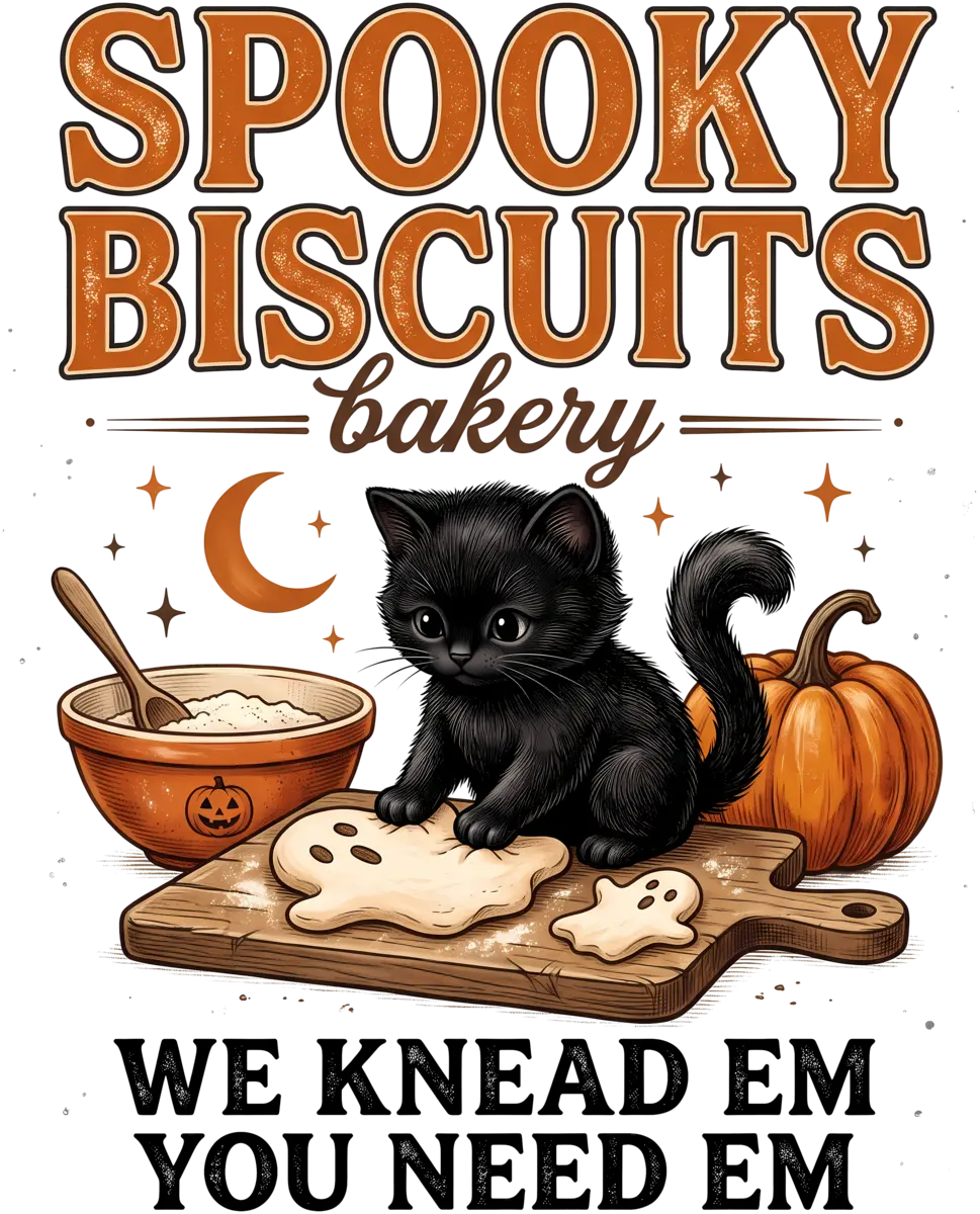 Spooky Biscuits Bakery – Bügelbild