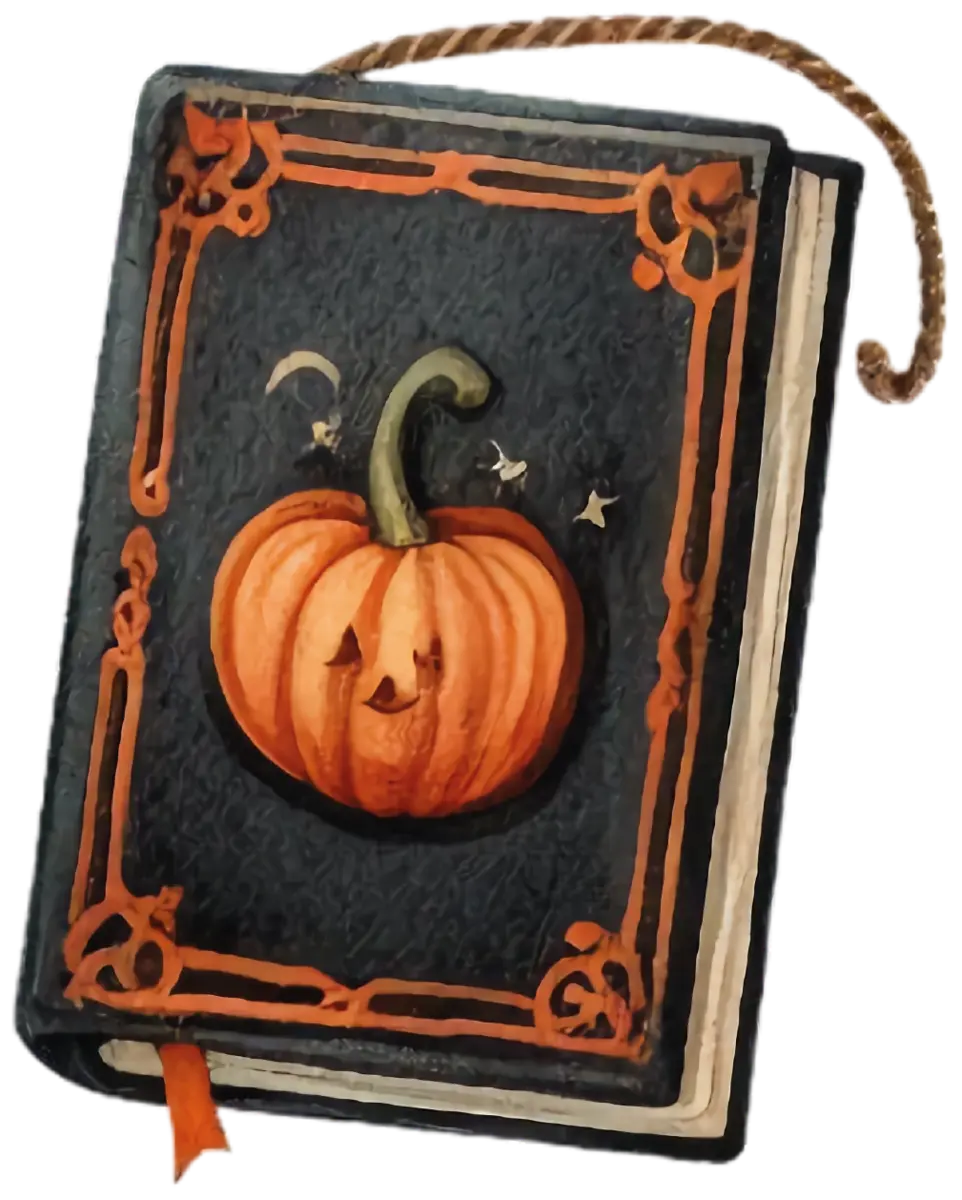 Spooky Kürbisbuch – Bügelbild