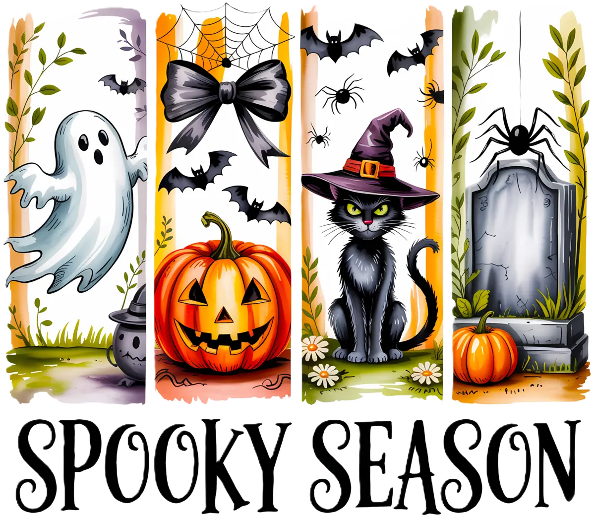 Spooky Season Fensterzauber – Bügelbild