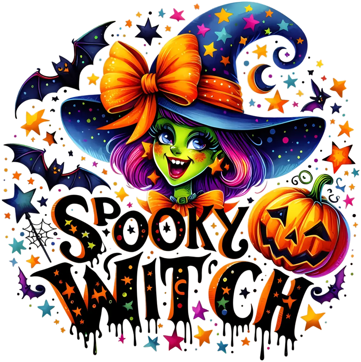Spooky Witch – Bügelbild