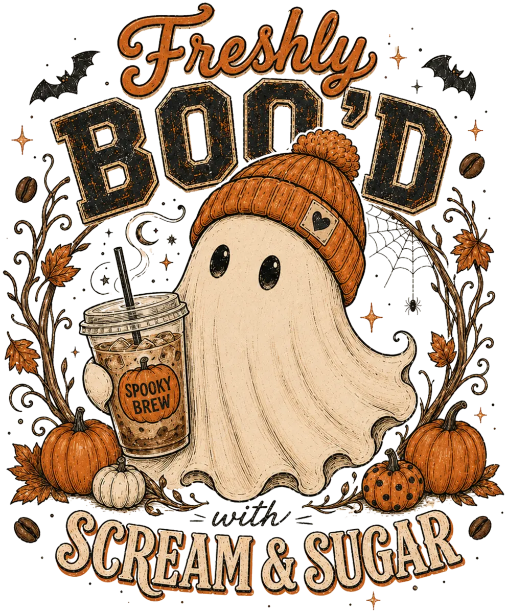 Freshly Boo'd – Bügelbild