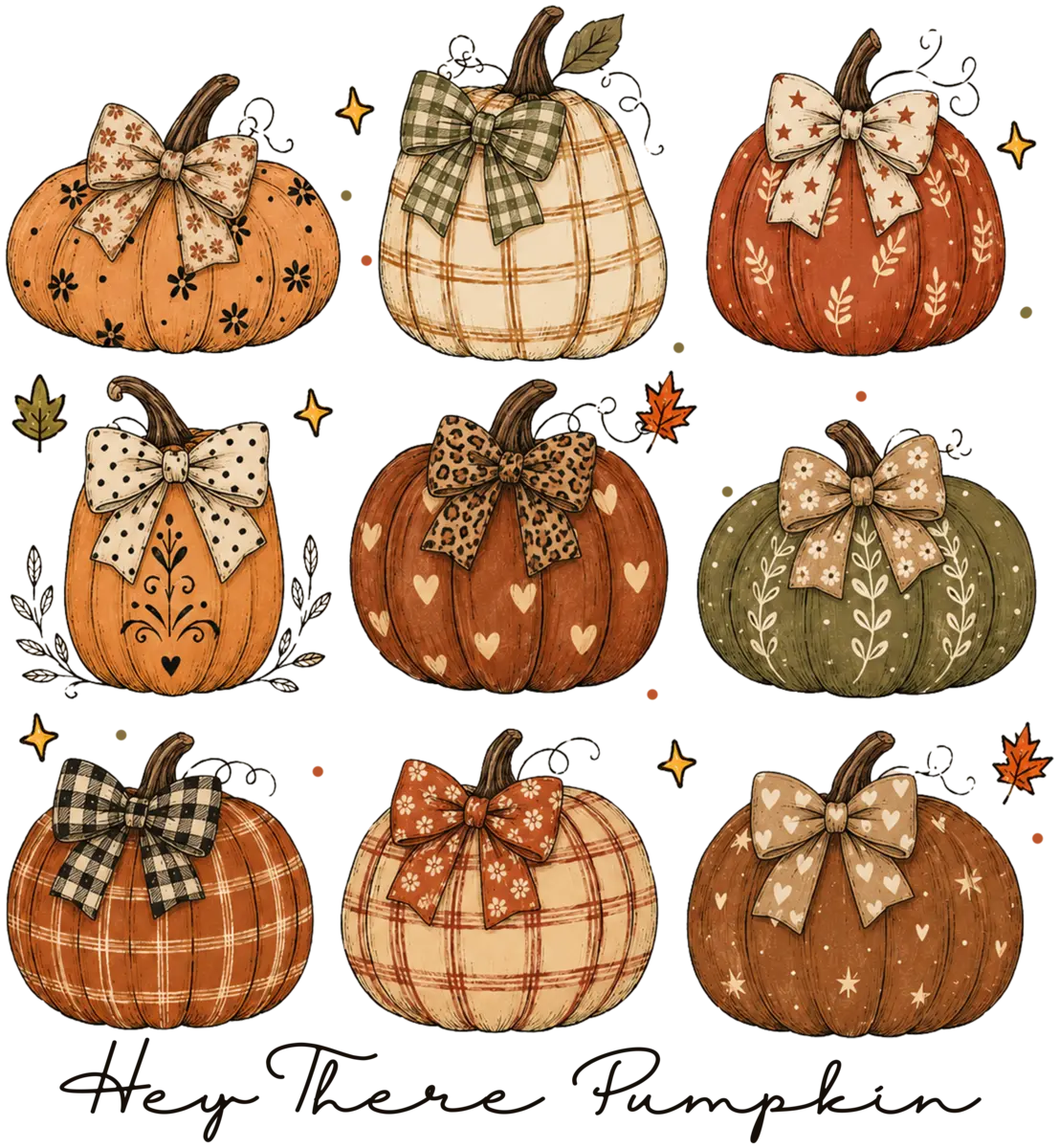 Hey There Pumpkin – Bügelbild