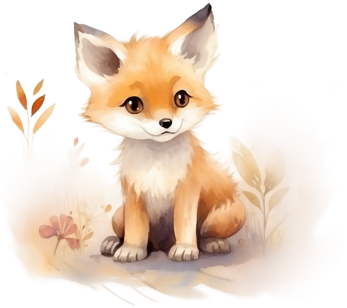 Kleiner Herbstfuchs – Bügelbild