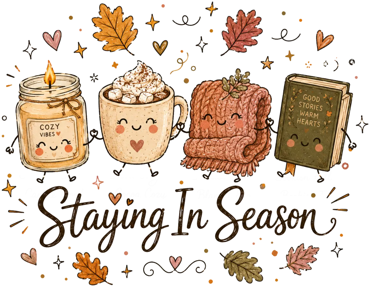 Staying In Season – Bügelbild